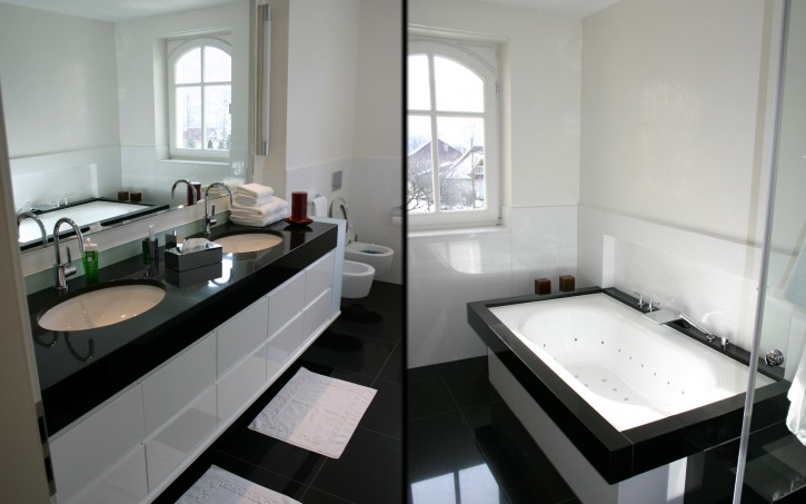 Badezimmer weià schwarz: altmodisches badmöbel meinung bitte ...